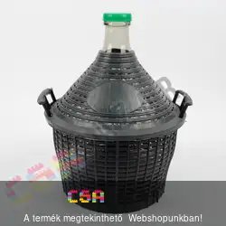 20L-es üveg demizson műanyag burkolattal