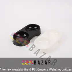 Kutya macska dupla etető tálka