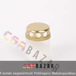 Műanyag fedeles mécses 7cm