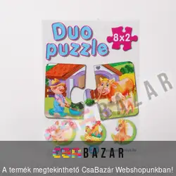 Duo puzzle 8x2 db-os Farm