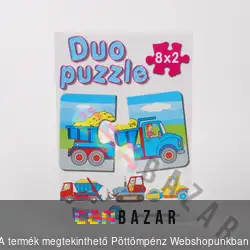 Duo puzzle 8x2 db-os Munkagépek