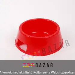 Műanyag közepes kutyatál