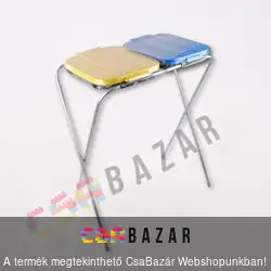 Fémvázas szelektív szemetes kuka két részes