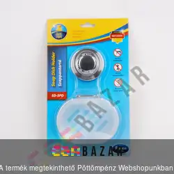 Fúrásmentes fali szappantartó krómozott