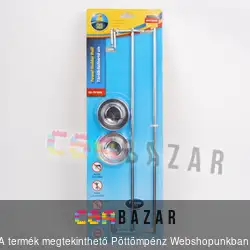 Fúrásmentes fali törölközőtartó krómozott