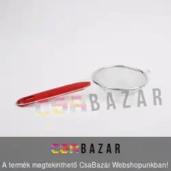 Fém nyeles szűrő 14 cm