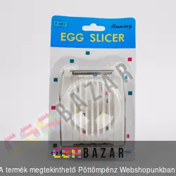 Műanyag tojásszeletelő
