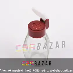 Rugós üveg sószóró