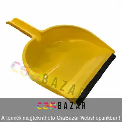 Színes szemétlapát gumiéllel nyélre pattintható