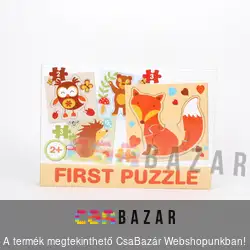 Első kirakós játékom – Az erdő állatai