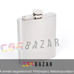 Fém laposüveg, flaska 200 ml