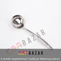Merőkanál rozsdamentes acélból 28 cm