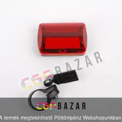 Kerékpár villogó lámpa piros