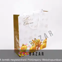 Karácsonyi ajándéktasak közepes 18x23 cm