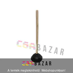 Wc pumpa hosszú fa nyéllel