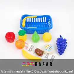 Mini gyümölcs kosár 11 db-os