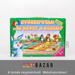 Nyuszifutam és Ki nevet a végén készségfejlesztő társasjáték