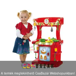 Játékkonyha 21darabos 76cm magas