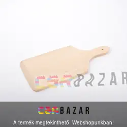 Nyeles fa vágódeszka 24x10 cm