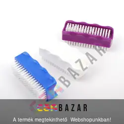 Körömkefe dupla 9 cm