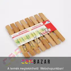 Bambusz edényalátét 17x17 cm