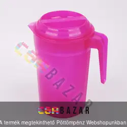 Műanyag kancsó tetővel 2 L