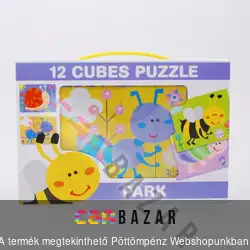 12 kockából álló képkirakó mesekocka park