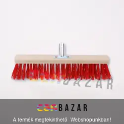 Ipari, kültéri fa testű betonseprű 40cm
