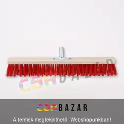 Ipari, kültéri fa testű betonseprű 60cm