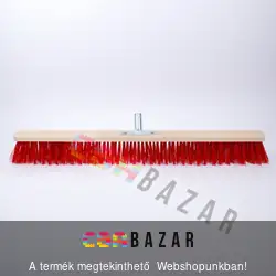 Ipari, kültéri fa testű betonseprű 80cm