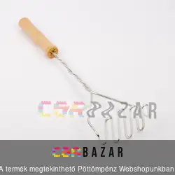 Fanyelű spirál kézi burgonya törő