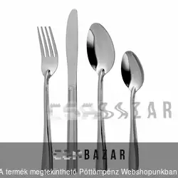 16 db-os rozsdamentes acél evőeszköz készlet