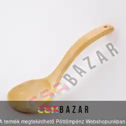 Fa merőkanál, kiszedőkanál 28 cm