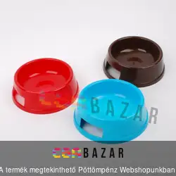 Műanyag mini kutyatál