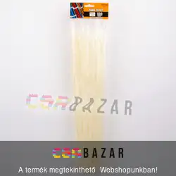 450x4,6mm fehér gyorskötöző, vezetékkötegelő
