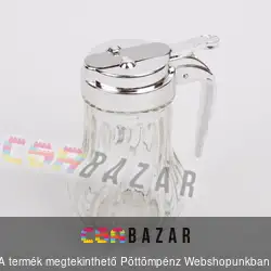 Üveg mézadagoló