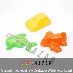 Homokozó forma 3 db-os