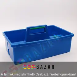 Barkácsláda, nyitott szerszámos láda 24x38 cm