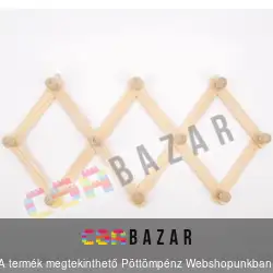 Fa fogas összecsukható harmónika