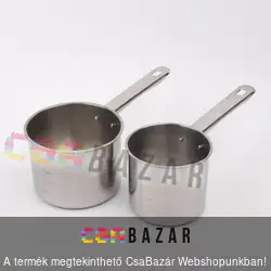 Rozsdamentes mércés kiöntő készlet 2db-os