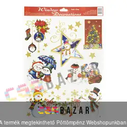 Ablak matrica karácsonyi