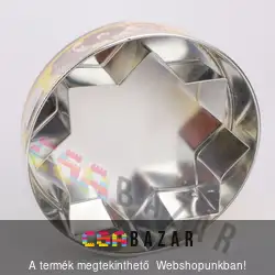 Kerek tortaforma, csillaggal 24 cm