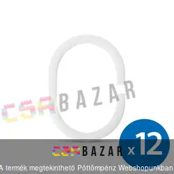 Zuhanyfüggöny karika ovális 12 db