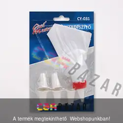 Tortadíszítő zsák