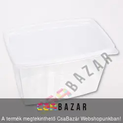 Műanyag ételszállító ételtároló doboz 1,2 L