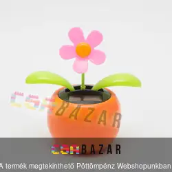 Napelemes integető virág