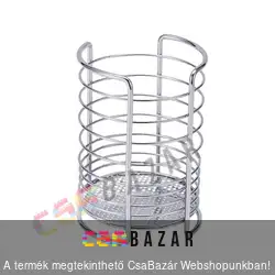 Króm evőeszköz szárító, csepegtető