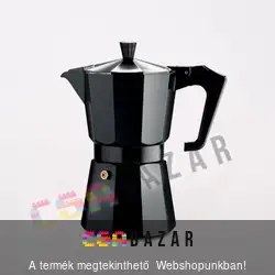 Kávéfőző 6 személyes - Fekete festett