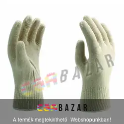 Fehér védő kesztyű 9-es méret