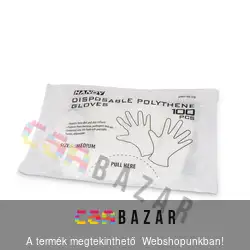 Fólia, nylon kesztyű 100db-os